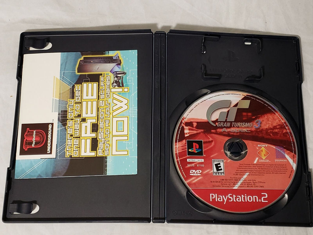 Sony PlayStation 2 PS2 Greatest Hits Gran Turismo 3 A-Spec w manual