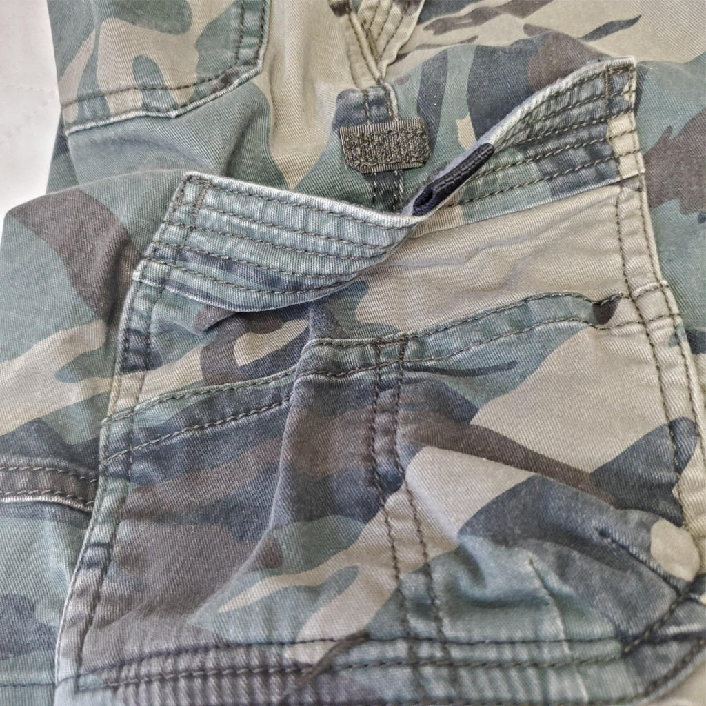 Lot of 5 Wrangler Boys Cargo Bermuda Shorts Size 12, 10