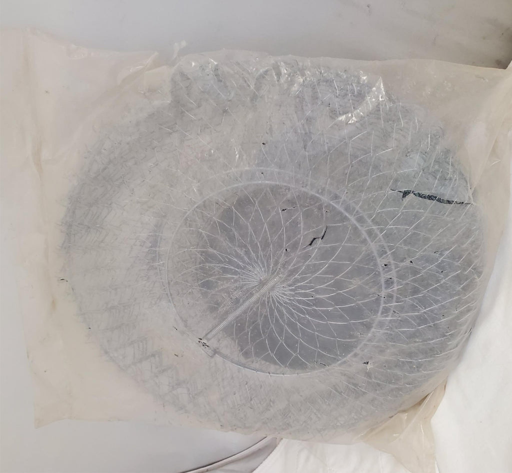 Floating Collapsible Wire Fishing Basket 14"x24"