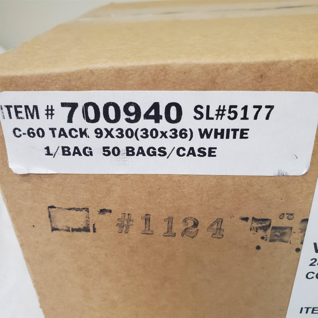 50 American Fiber & Finishing C-60 30in x 36in Tack Rags Cloth 700940 Case