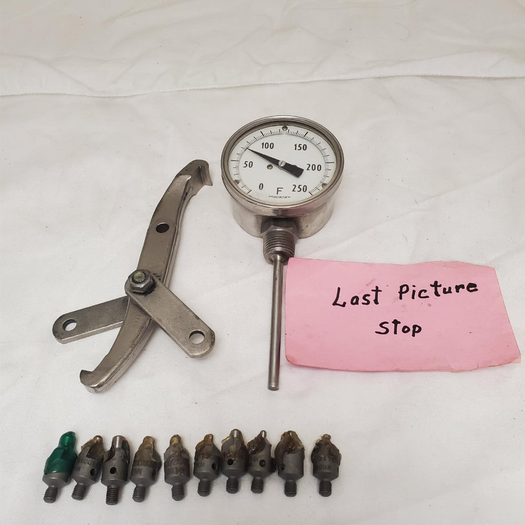 Ashcroft Pressure Gauge and Brown Drill Bits