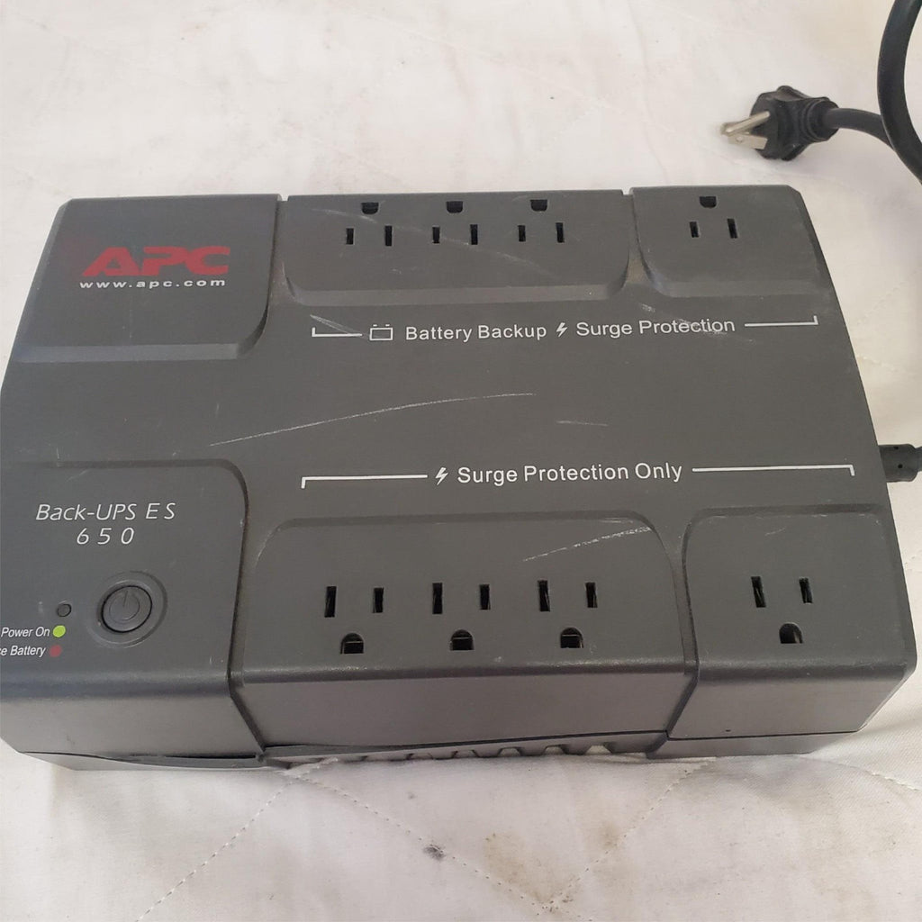 APC Back Up UPS ES 650 120V BE650R Surge Protected #5 (NO BATTERY INCLUDED)