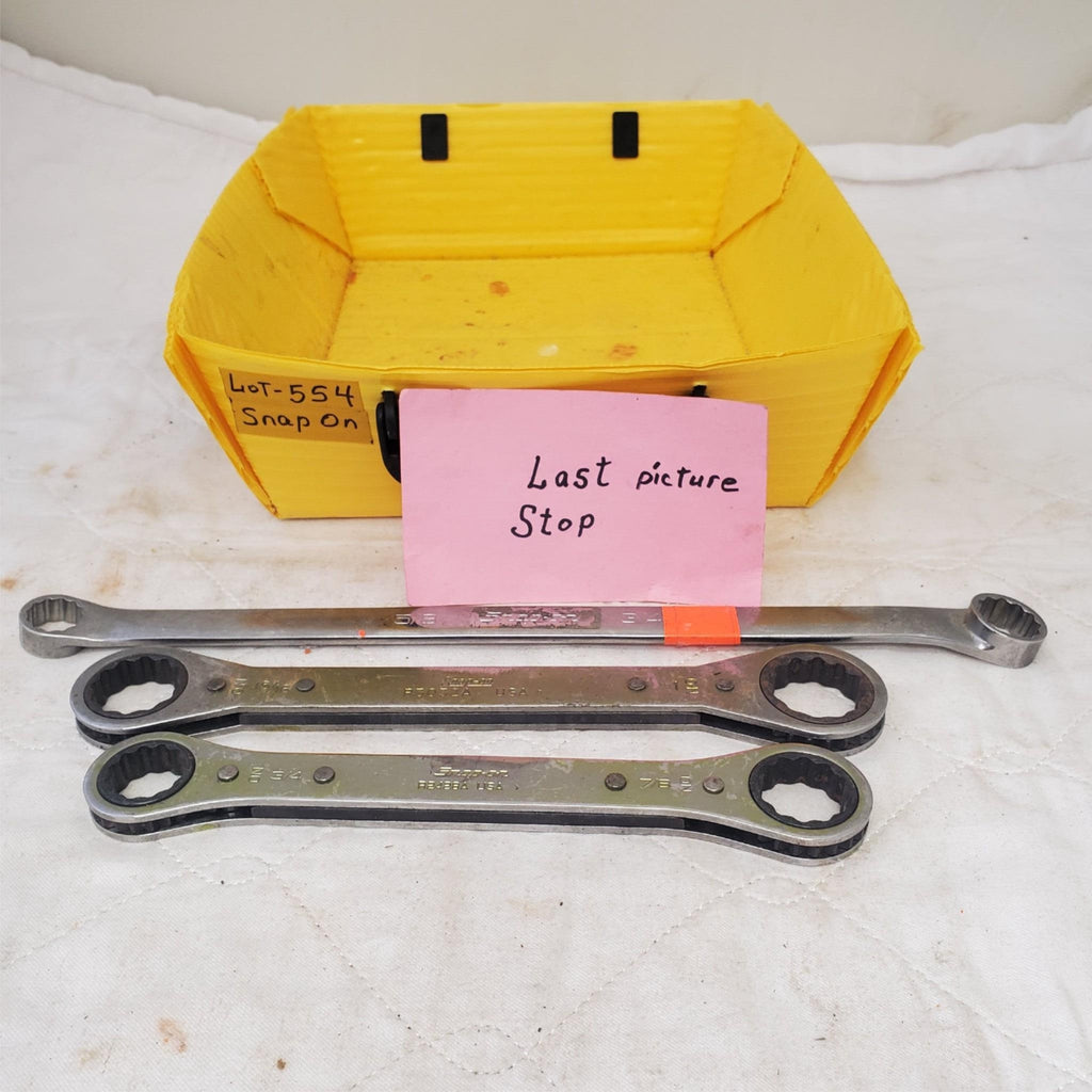 Lot of Snap-On Tools Double Offset Box Wrench LOT 554