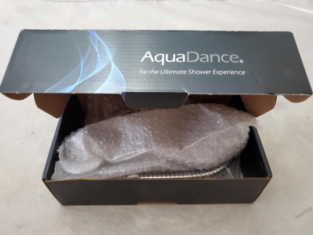 Aquadance High Pressure 6-Setting Full Brushed Nickel Handheld Shower Model 7212