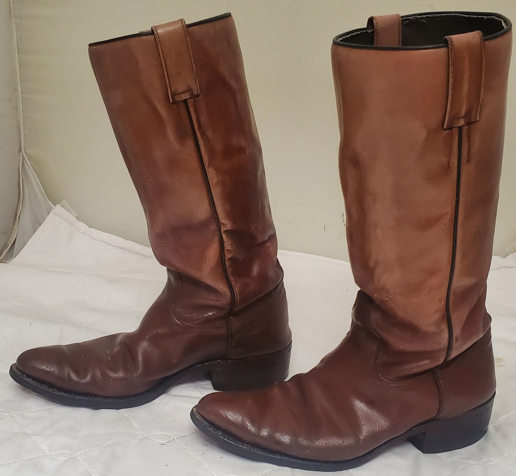 Made in Spain 10.5 Men_s Brown Leather Boots 6500 D