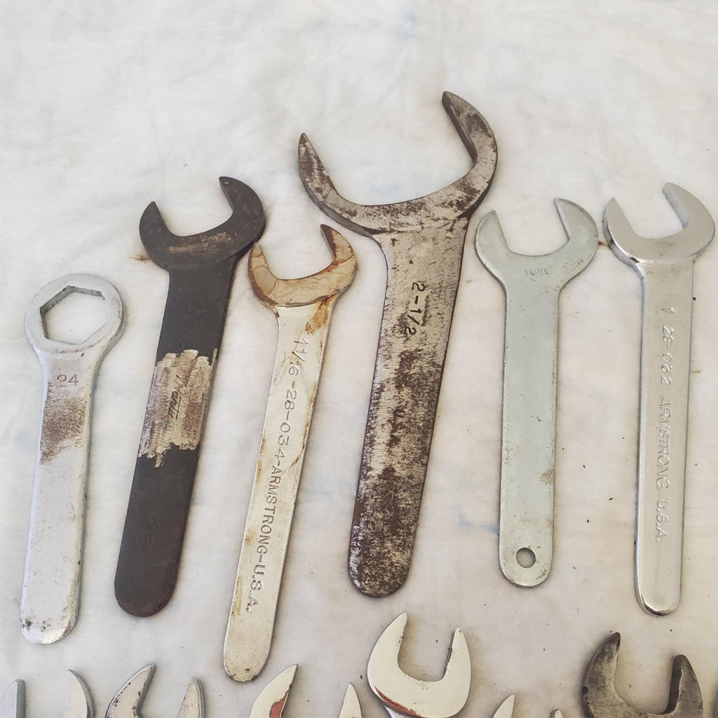 Lot of 20 Various Brand Assorted Size Wrenches Hand Tools LOT 360