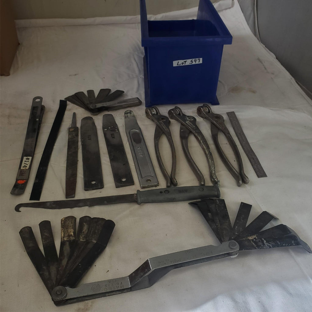 Lot of Wedgelock Pliers Measurment Tools Aviation Tool Sheet