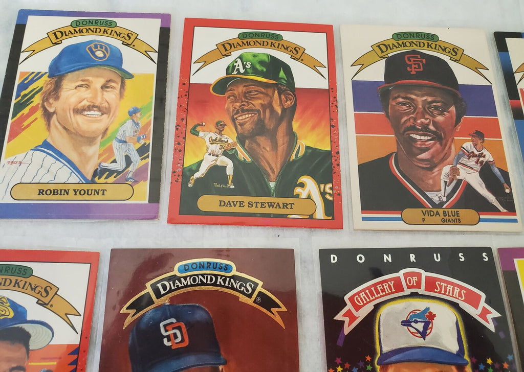 Donruss Diamond Kings Vida Blue, Fred McGriff & More Basketball Trading Cards
