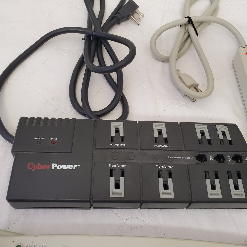 Cyber Power Surge Protector 850 & Context Relocatable Power Tap