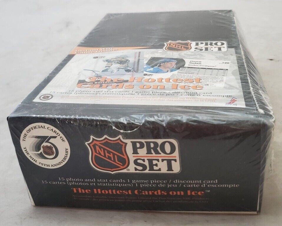 91-92 NHL Pro Set Ice Hockey Cards 36 Count Foil Pack Series 2 Box Sealed