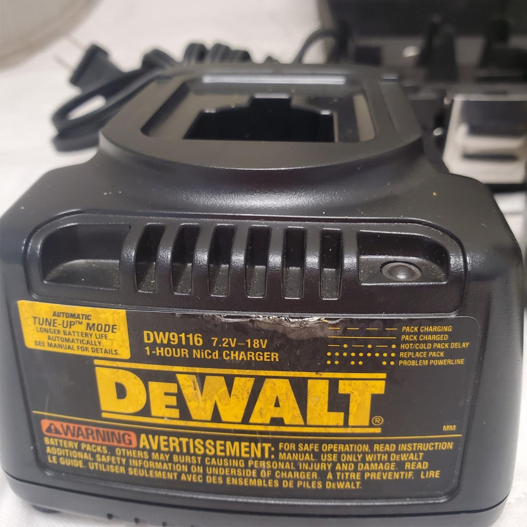 Dewalt 18V DC759 Cordless Drill Impact Driver Kit With Case LOT-516
