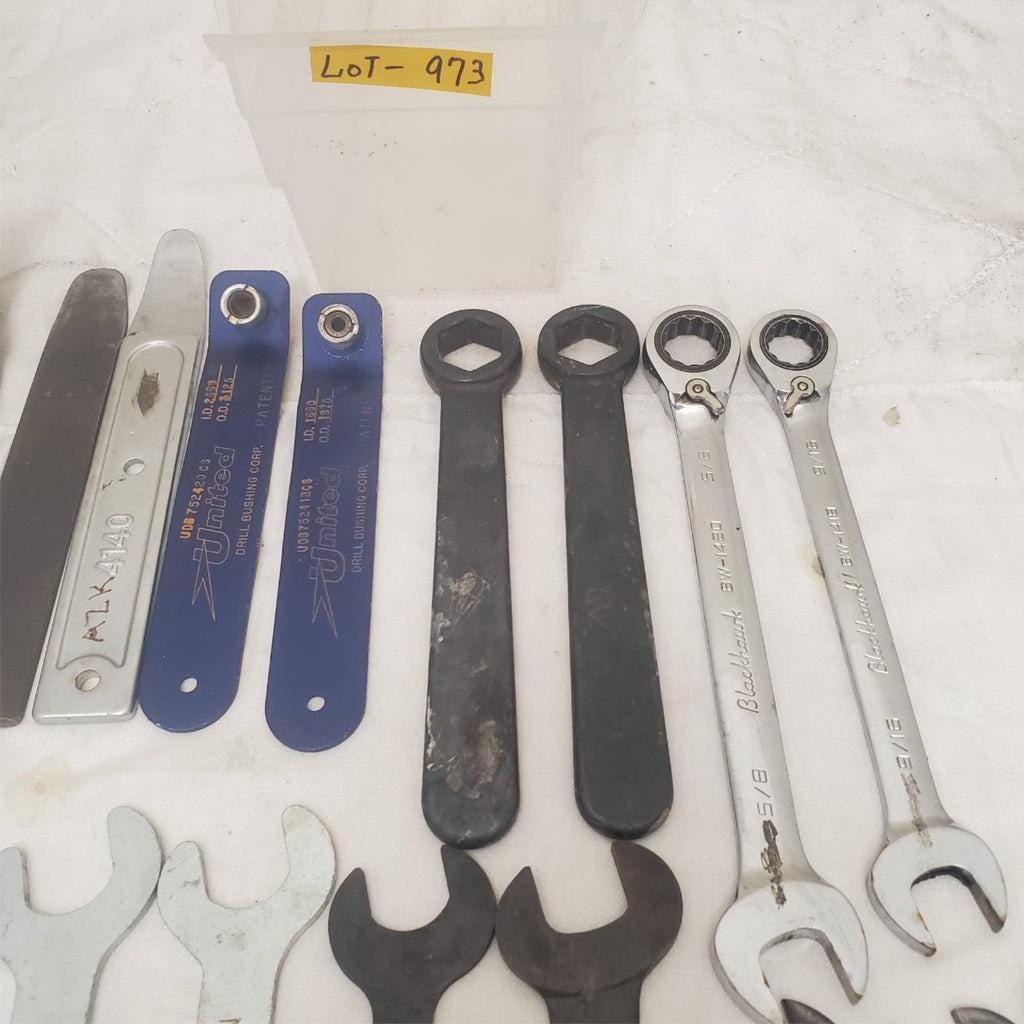 Lot of 29 Assorted Open End Spanners Wrenches Set LOT-973