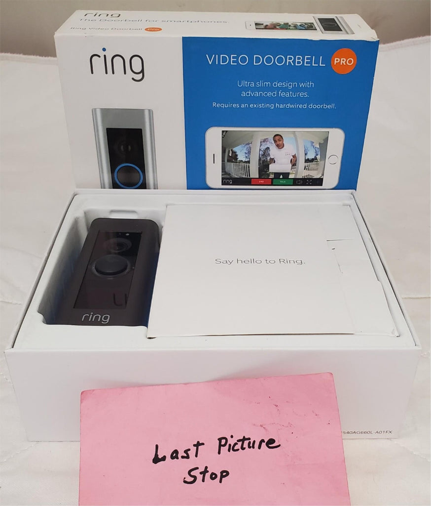 Ring 2549AG660L-B01FX Smart Wifi Cam Video Doorbell Pro