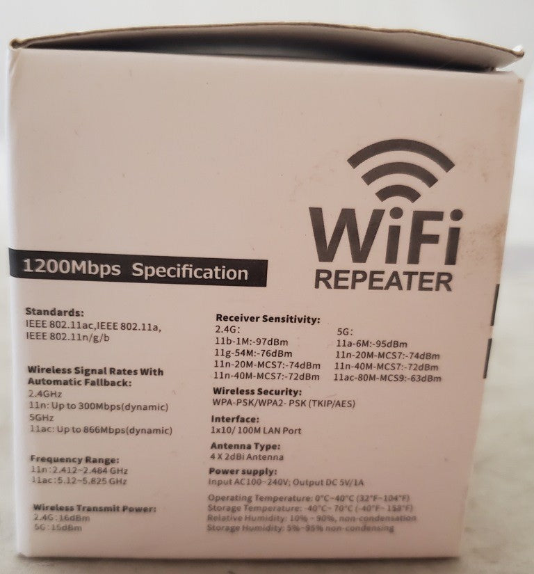 2.4Ghz WiFi Repeater Long Range Extender 300M Wireless Booster Signal Amplifier