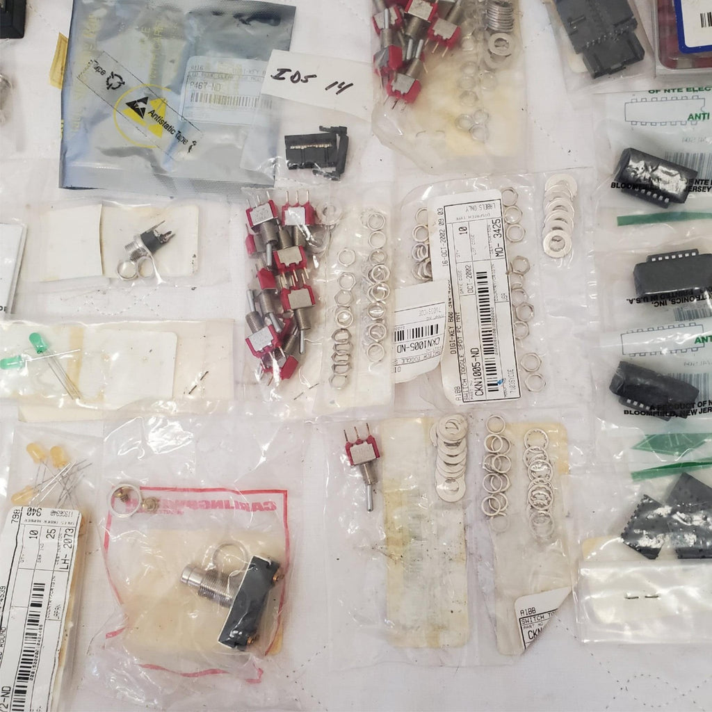 Large Lot of Omron Omega Relays Switches Electronics Parts