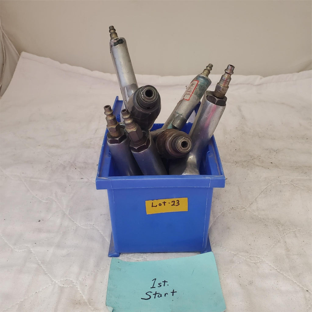 Lot of 5 Cleco Pneumatic Pistol Grip 1/4" Screwdriver/Nutrunner Air Tools Lot-23