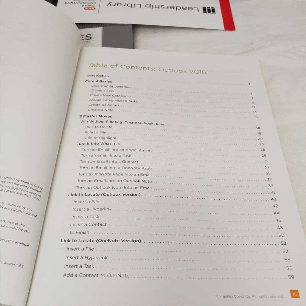 Franklin Covey The 5 Choices To Extraordinary Productivity 2016 Technical Guide