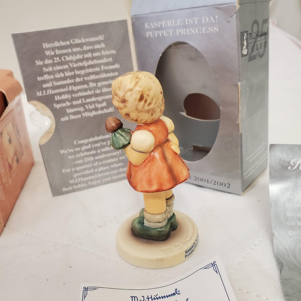 Set of 3 Hummel Figurines Honor Student , Puppet Princess & Pigtails H-7