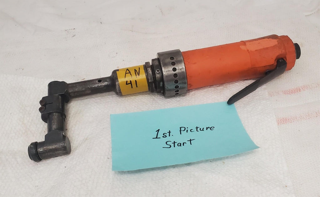 Heavy-Duty Tool Pneumatic 90 Degree Drill Aircraft Air Tool Orange AN-41