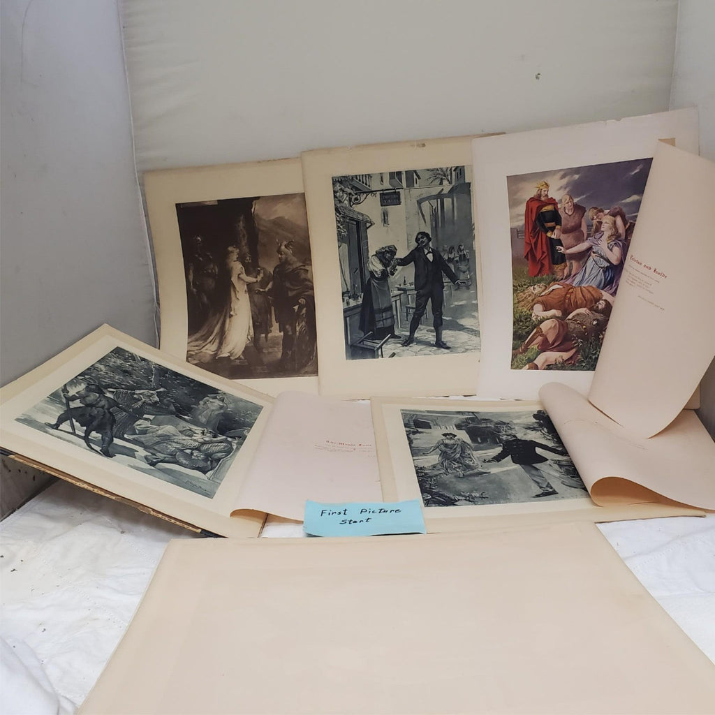 Lot of Antique Vintage Photogravure  Steeple Davis Misc Artist Prints