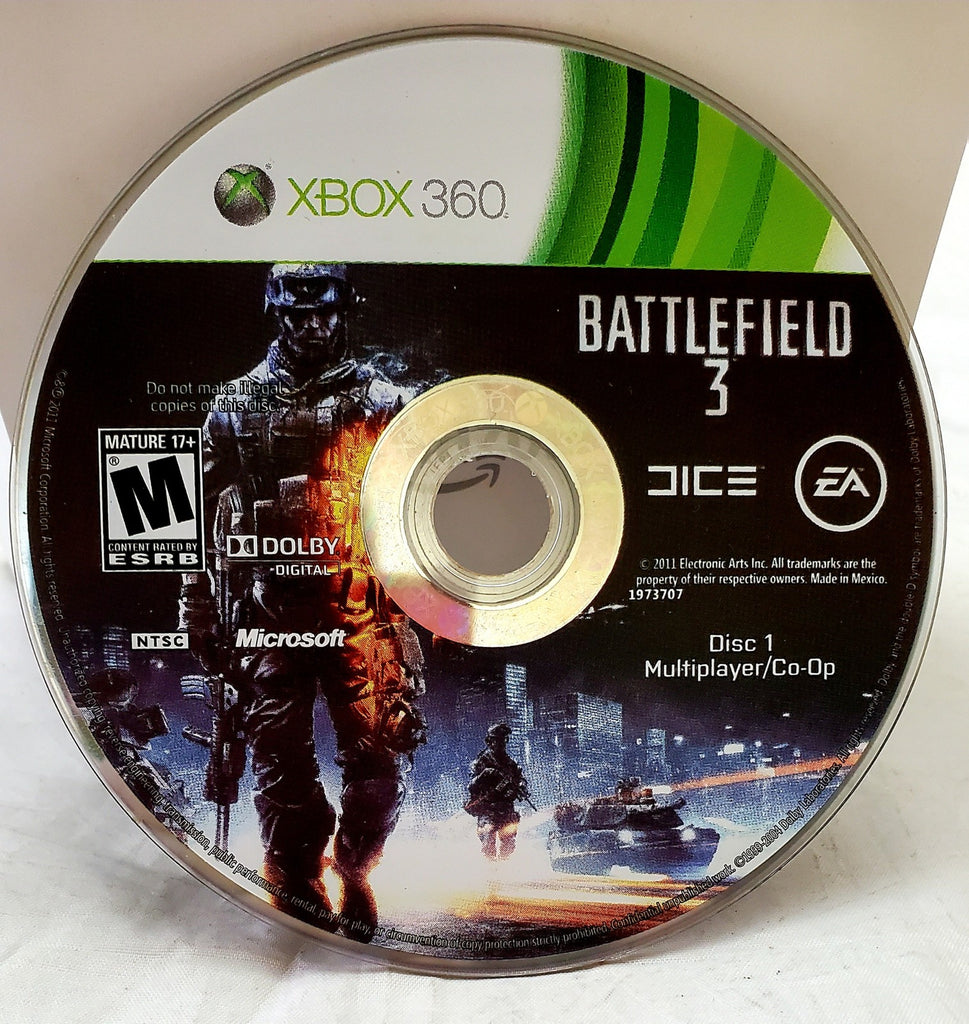 Battlefield 3 Disc 1 Only Microsoft Xbox 360 Video Game Disc Only