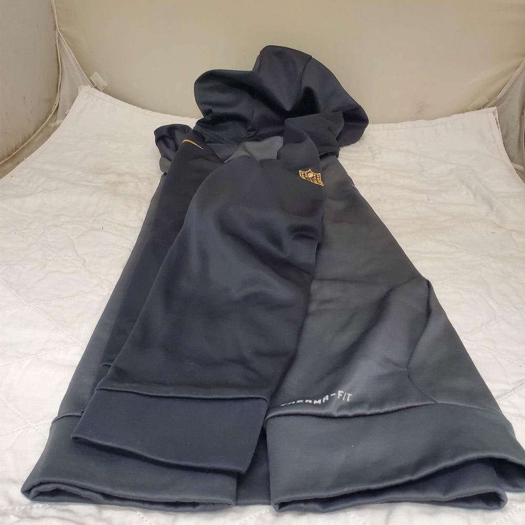 Nike Men's XXL NFL Therma-FIT Black Pullover Hoodie