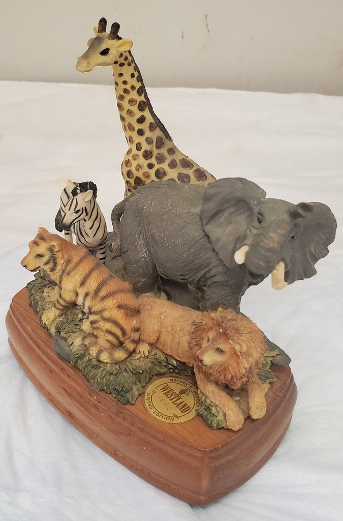 Westland Limited Edition Natures Images Zoo Animals Music Box Born Free