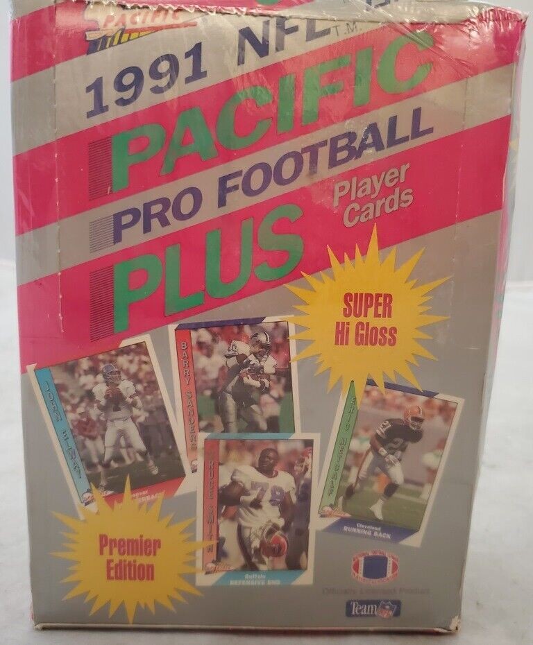 NFL Pacific 1991 Pacific Pro Football Plus Box ovp 14Cards/36Packs