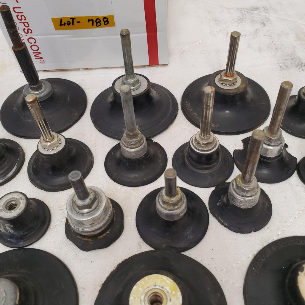Lot of Assorted Roll Lock Mandrel Sanding Disc Holder LOT-788