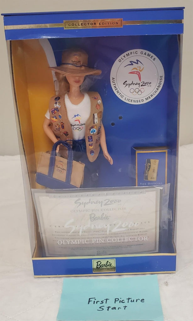Sydney 2000 Olympic Pin Collector Barbie Doll with Certificate of Authenticity