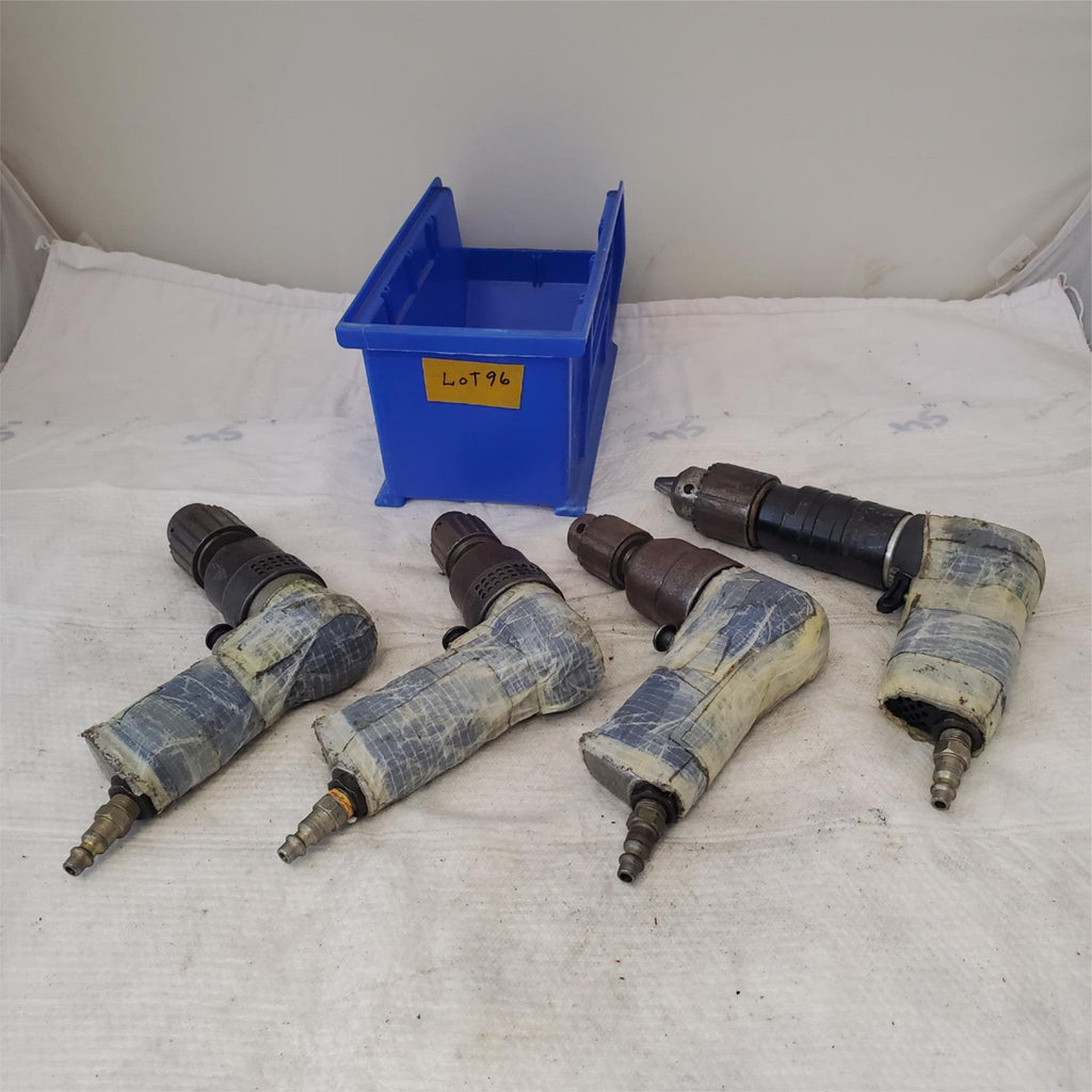 Used Rockwell Pistol Grip Pneumatic Air Drill Air Tool Lot-96