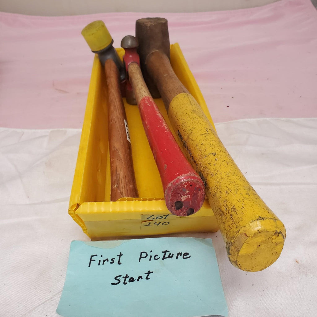 Lot of 3 Ball Peen Soft Face & Dead Blow Hammers LOT-240