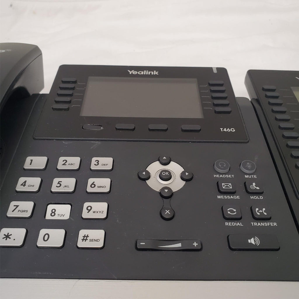 Yealink SIP-T4G6 Ultra Elegant Gigabit IP Phone with Expansion EXP-40 LCD Module