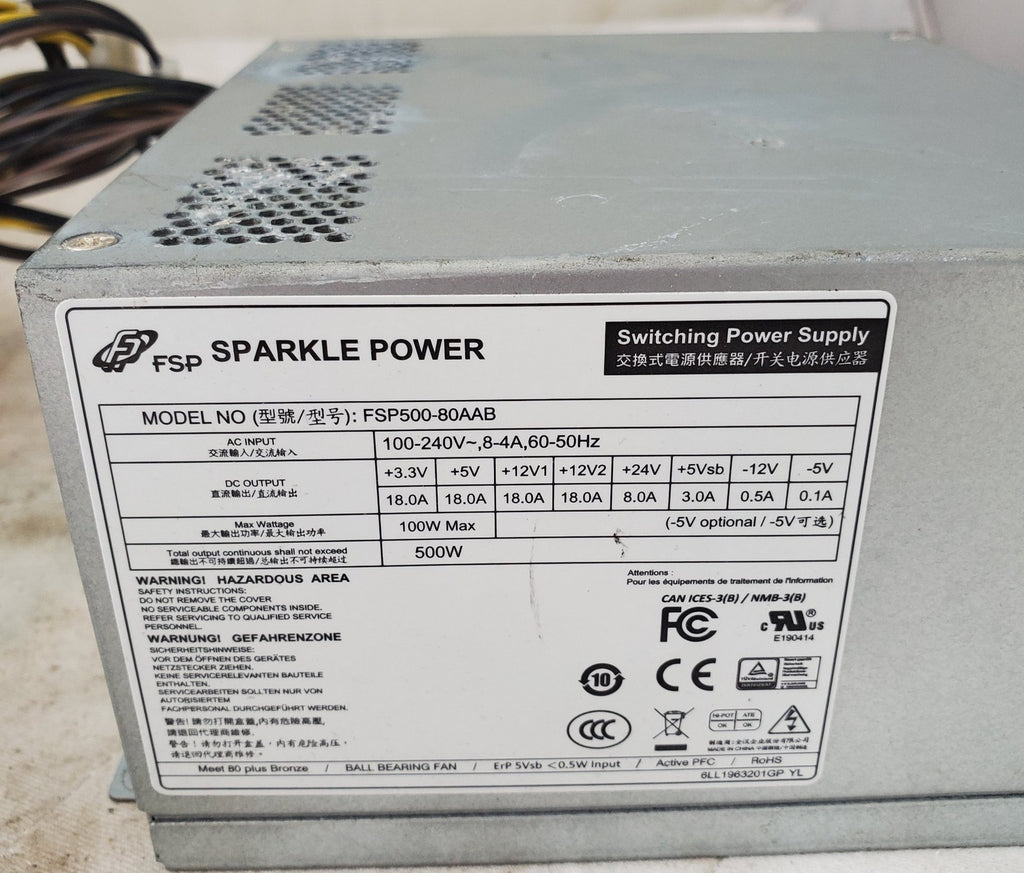 Lot of Computer Power Supply 100-240V & Adaptor Wire LOT 106