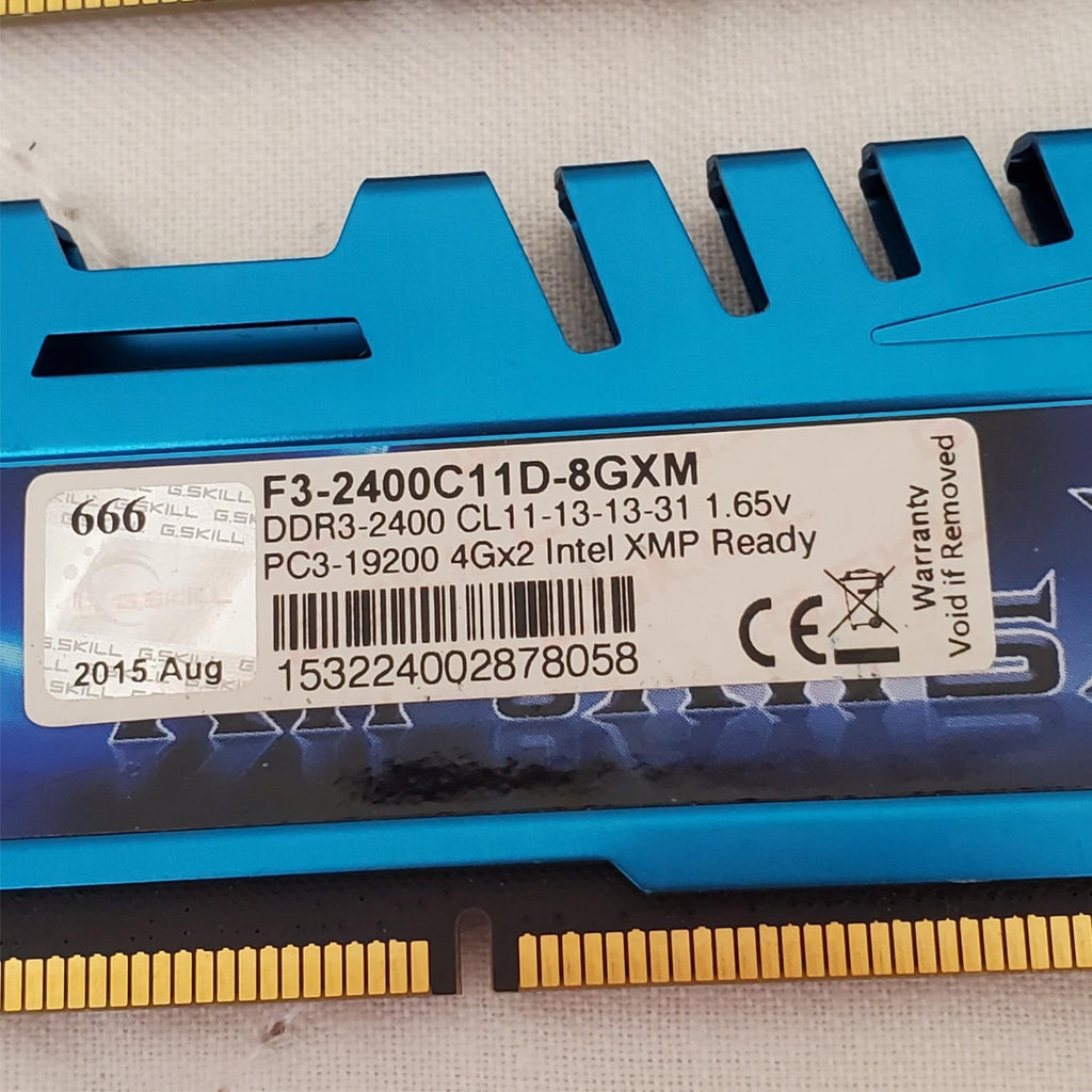 G.SKILL Ripjaws X Series F3-2400C11D-8GXM Desktop Memory