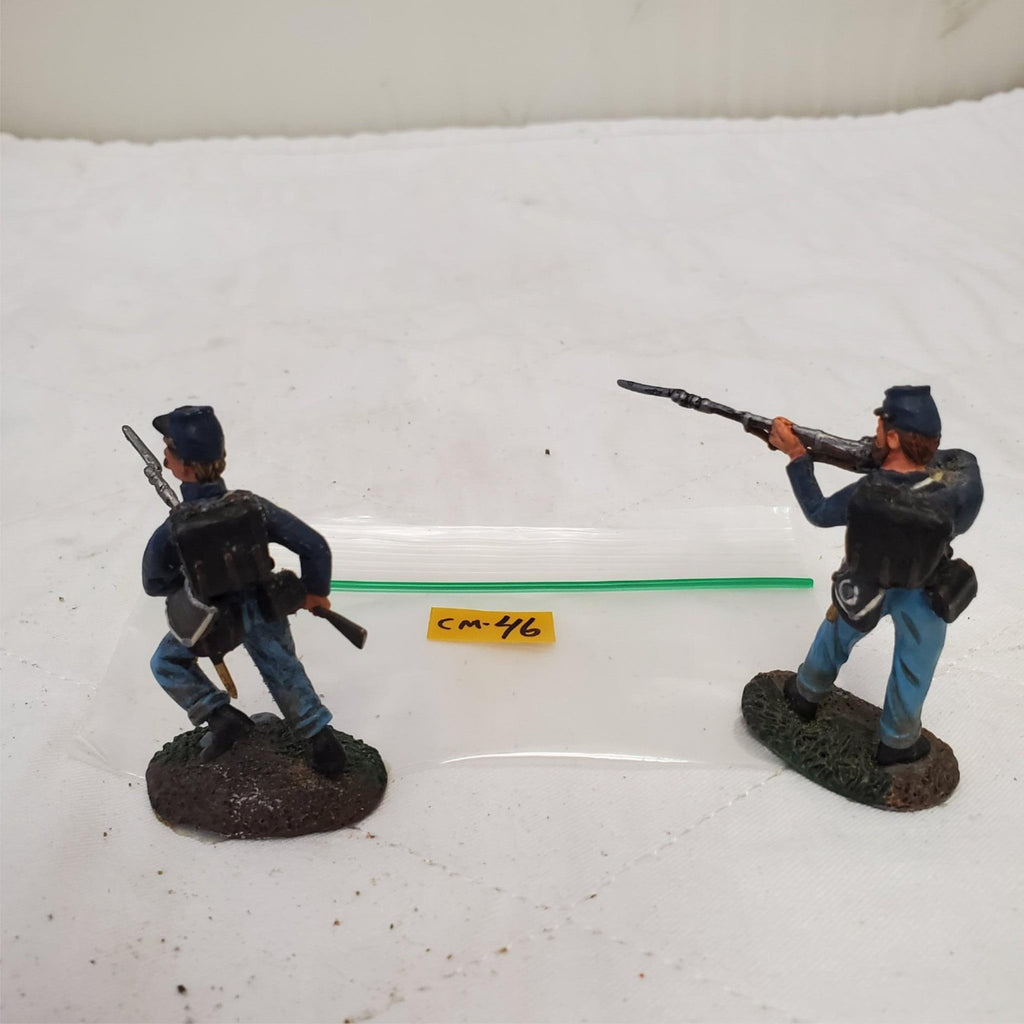 American Civil War Union Infantry Soldiers Aiming Mounted CM-46