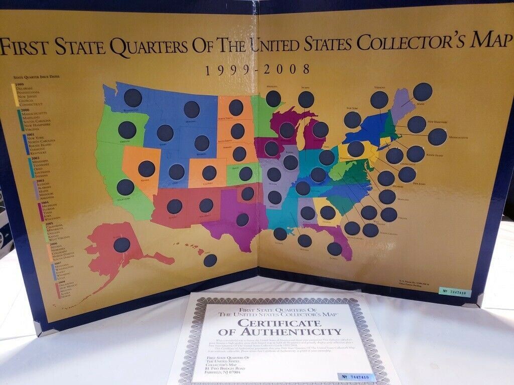 Lot of USA Presidential Coin Series 1999-2008 Limited Edition Holders Books