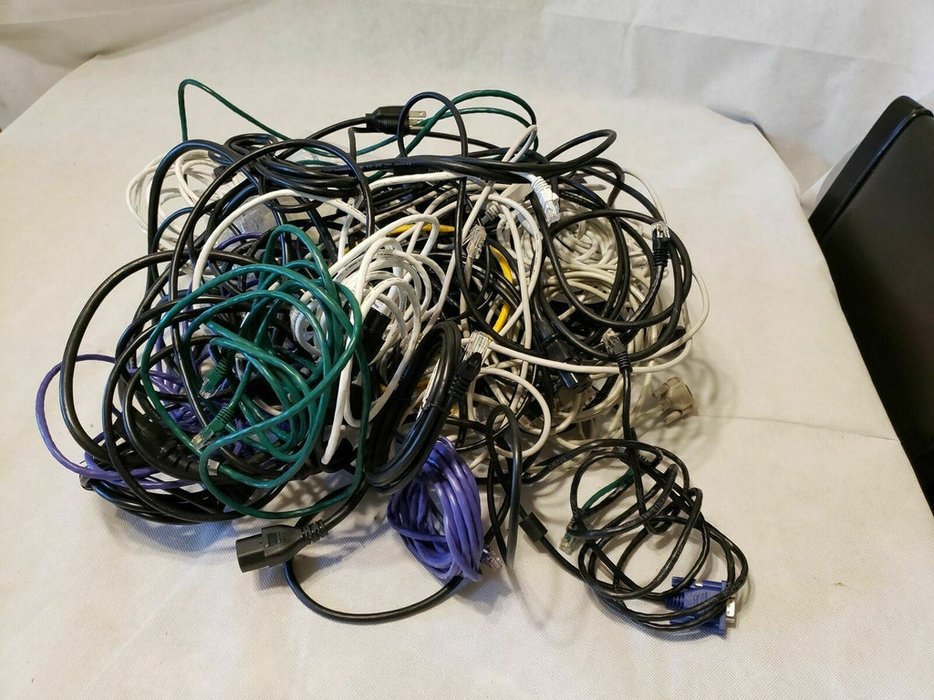 Huge lot of USB, Power Cord, Network Wire, Computer Wire Lot