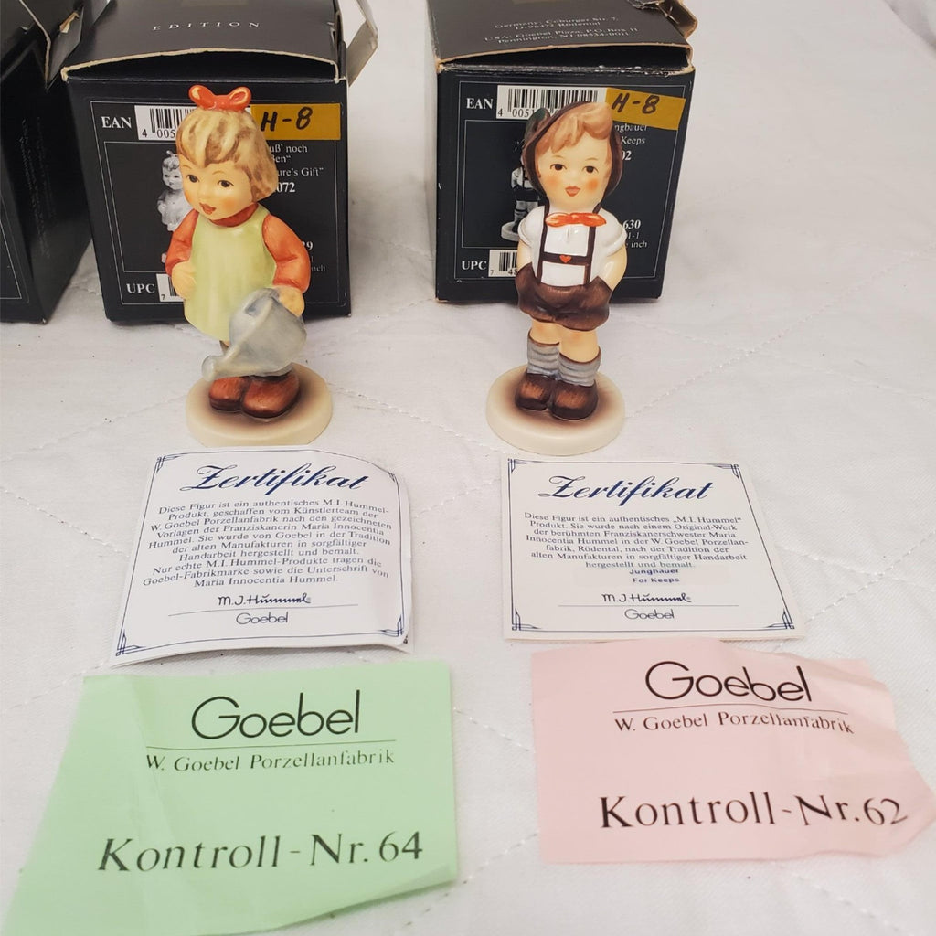 Lot of 4 Various Vintage Goebel MI Hummell Club Figurines H-8