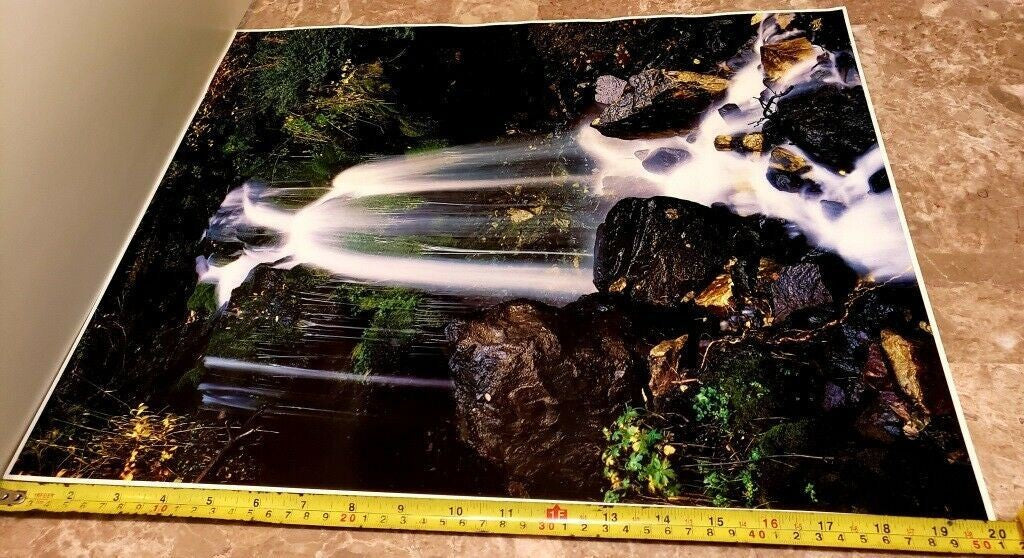 John Wagner Collection IMPACT Photo Print 1978 Waterfall and Mountain Lion