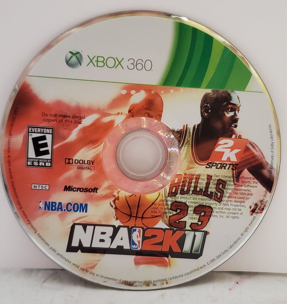 NBA 2K11 Microsoft Xbox 360 Video Game Disc Only