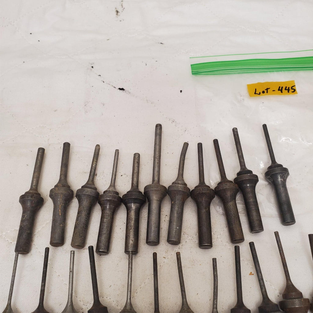 Lot of Rivet Gun Snaps Bit Knock Out Punch Set LOT-445
