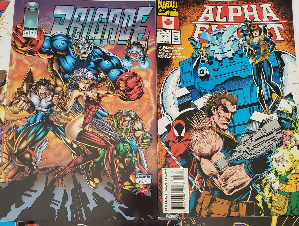 Lot of 12 Brigade Archer & Armstrong Artifacts Backlash & Marvel Comic Books #20