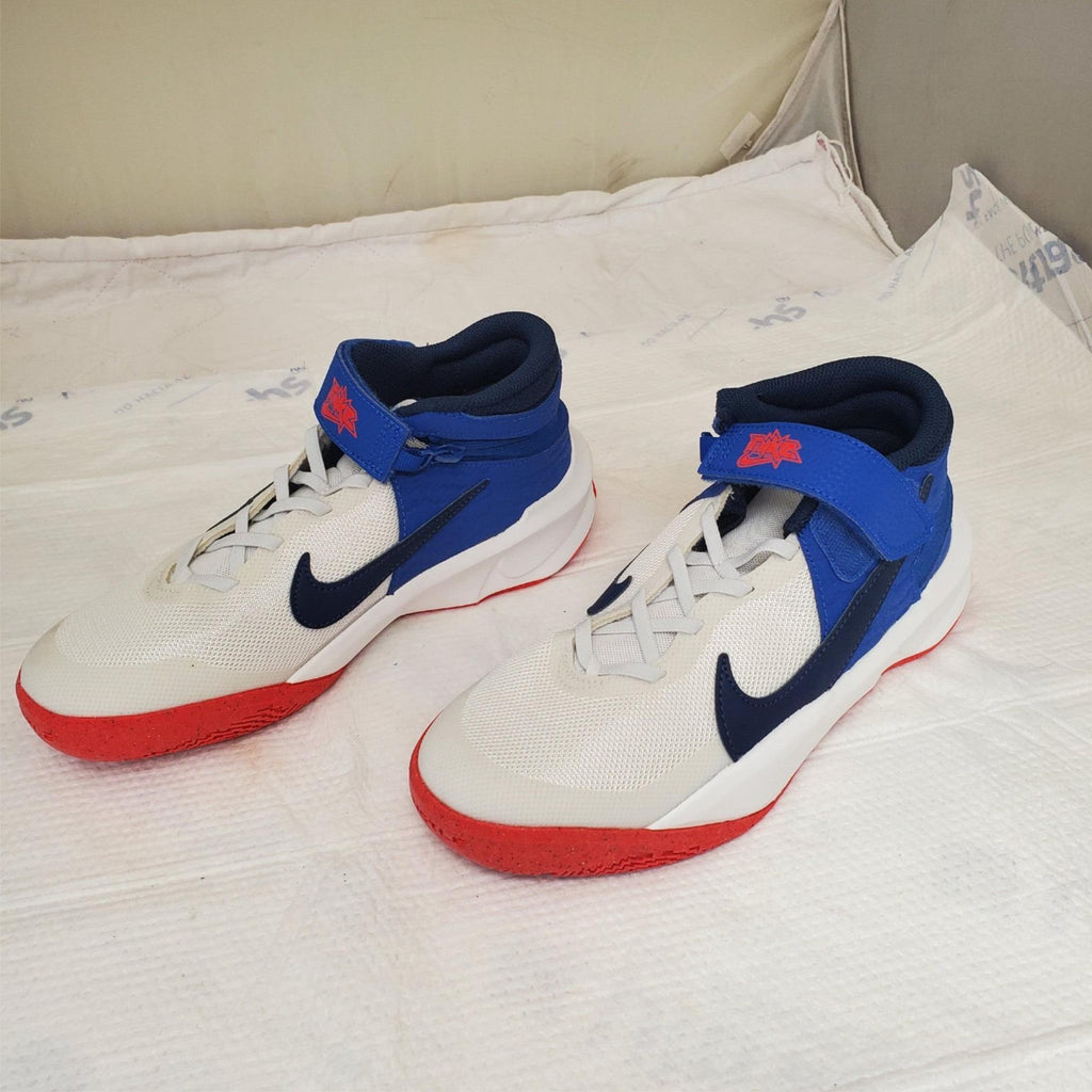 Nike Team Hustle DD7303-103 D 10 FlyEase Basketball Sneaker Shoes US Size 6.5
