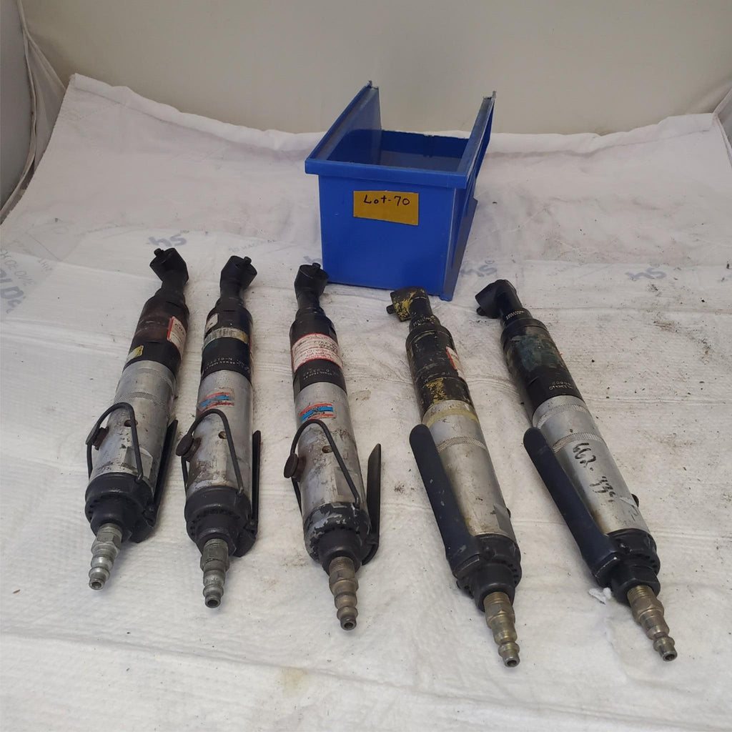 Lot of 5 Reversible Air Ratchet Pneumatic Aircraft Nutrunner  #70