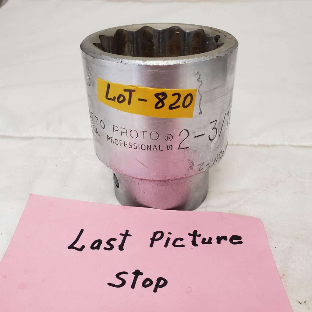 Proto 5770 USA 2-3/16 Heavy-Duty Socket Tool LOT-820
