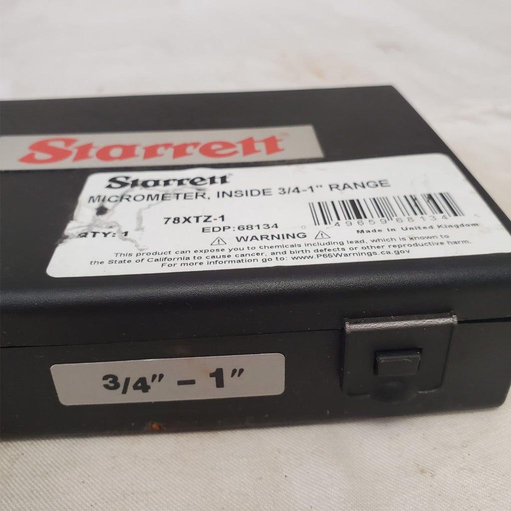 Starrett 78XTZ-1 Internal Micrometer Steel Setting Ring