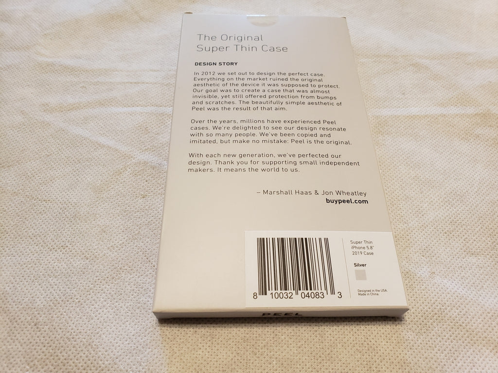 Peel The Original Super Thin Smart Phone Case - Iphone 2019 Sizes 5.8" 6.1" 6.5"