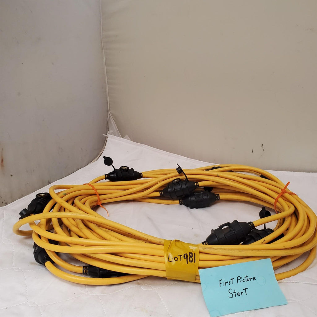 Temporary Lighting 10 Socket Extension Cord LOT-981