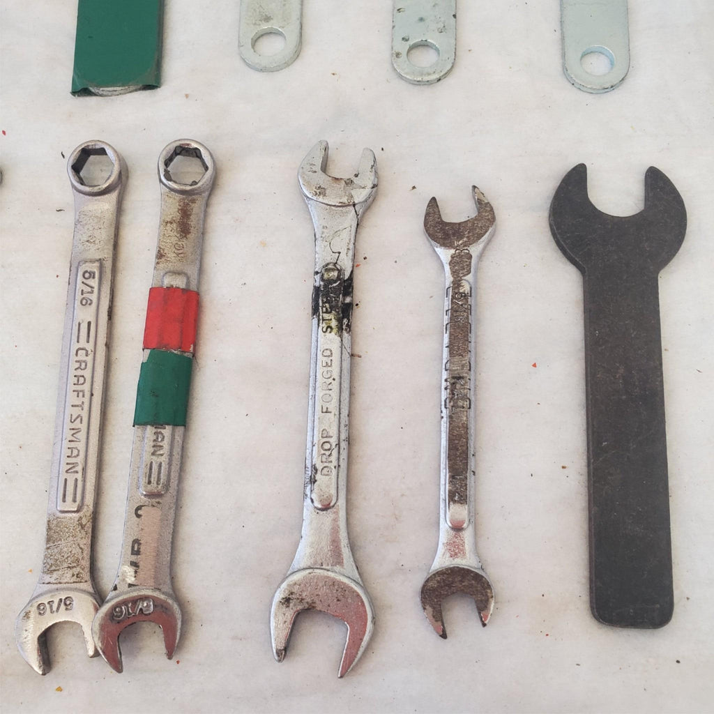 Lot of 20 Various Brand Assorted Size Wrenches Hand Tools LOT 357